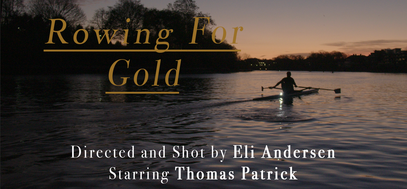 Rowing For Gold – Thomas Patrick